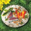 Colorful Cement Butterfly Stepping Stone