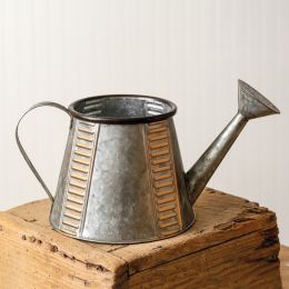 Copper and Galvanized Watering Can