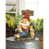 Gnome On Strike Garden Figurine