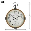 Vintage-Look Stopwatch Wall Clock
