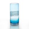 Ocean Wave Glass Cylinder Vase