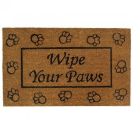 Wipe Your Paws Coir Welcome Mat