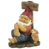 Gnome On Strike Garden Figurine