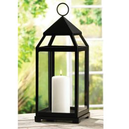 Iron Candle Lantern (Style: Classic, Size: 17.5 inches)