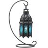 Glass Moroccan Hanging Candle Lantern