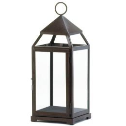 Bronze Candle Lantern (Style: Modern, Size: 18 inches)