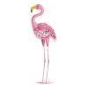 Solar Lighted Flamingo Yard Art