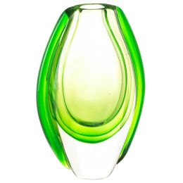 Art Glass Vase (option: Light Green)
