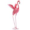Flying Flamingo Metal Garden Decor