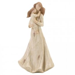 Carved-Look Figurine (option: Mother and Daughter)