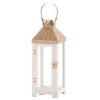 Rose Gold Hammered Top Candle Lantern