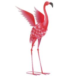 Flying Flamingo Metal Garden Decor - 27.5 inches (option: Head Up)