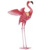 Flying Flamingo Metal Garden Decor